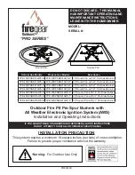 Preview for 1 page of Firegear FPB-19RPSBR14AWS-N Installation And Operating Instructions Manual