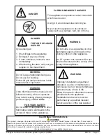 Preview for 2 page of Firegear FPB-20SBSAWS-N Installation And Operating Instructions Manual