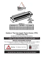 Preview for 1 page of Firegear FPB-24LTFS-N Installation And Operating Instructions Manual