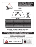 Preview for 1 page of Firegear FPB-25SFBSMT-N Installation And Operating Instructions Manual