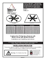 Preview for 1 page of Firegear FPB-25SFPSBR21 MT-N Installation And Operating Instructions Manual