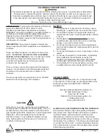 Preview for 3 page of Firegear Kalea Bay  OFP-60LECO-N Installation And Operating Instructions Manual