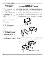 Предварительный просмотр 8 страницы Firegear KWB-LP1 Owners & Installation Manual