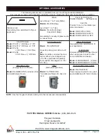 Preview for 21 page of Firegear LOF-2406TAWS-N Operating And Maintenance Instructions Manual