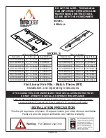 Firegear LOF-2408FTMT-N Installation And Operating Instructions Manual preview