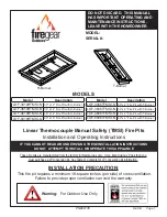 Firegear LOF-3006TTMSI-N Installation And Operating Instructions Manual preview