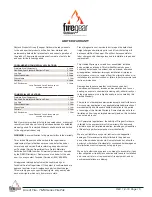 Preview for 15 page of Firegear LOF-30LHTMSI-N Installation And Operating Instructions Manual