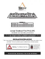 Firegear LOF-30MTN Installation And Operating Instructions Manual preview