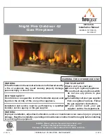 Firegear Nightfire NFOD42-N Owners & Installation Manual preview