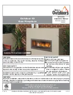 Preview for 1 page of Firegear OD42-N Owners & Installation Manual