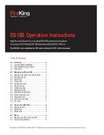 FireKing ES18B Operation Instructions Manual preview