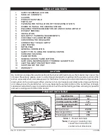 Preview for 3 page of FireMagic 3287-1(P) series Installation And Operating Instructions Manual