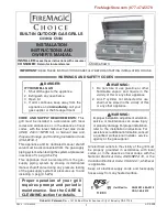 FireMagic C430i Installation Instructions And Owner'S Manual preview