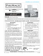 Preview for 1 page of FireMagic Diamond 32884-1 Installation And Operating Instruction