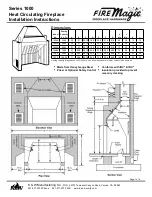 Preview for 1 page of FireMagic Series 1000 Installation Instructions Manual