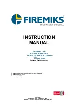 Предварительный просмотр 1 страницы Firemiks 1200-3-PP-F-ALU-FM Instruction Manual