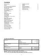 Предварительный просмотр 2 страницы Firenzi FIDW 42 Instruction Booklet