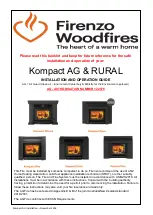 Firenzo Woodfires Kompact AG Series Installation And Operation Manual preview