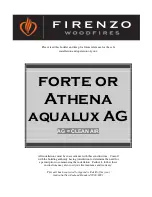 Preview for 1 page of Firenzo aqualux AG Installation Manual