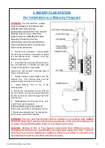 Предварительный просмотр 8 страницы Firenzo Topaz RURAL Installation And Operation Manual