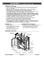 Preview for 6 page of FireplaceXtrordinair 36 DV-XL (Direct Vent Extra Large) Owner'S Manual