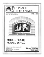 Preview for 1 page of FireplaceXtrordinair 36A-BI Owner'S Manual