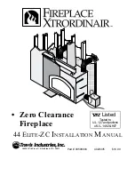 FireplaceXtrordinair 44 Elite-ZC Installation Manual preview