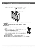 Preview for 22 page of FireplaceXtrordinair 564 GSR2 35K CF Installation Manual