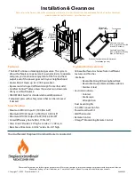 Preview for 8 page of FireplaceXtrordinair 864 See-Thru Brochure & Specs