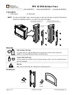 Preview for 1 page of FireplaceXtrordinair 98500507 Installation Manual