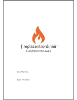 Preview for 26 page of FireplaceXtrordinair 98501021 FPL ELECTRIC 51 Installation And Operating Instructions Manual