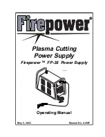 Preview for 1 page of Firepower FP-38 Operating Manual