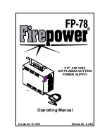 Firepower FP-78 Operating Manual preview