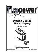 Firepower FP-80 Operating Manual preview