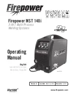 Firepower MST 140i Operating Manual preview