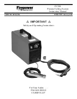 Firepower PC250 Safety And Operating Instructions Manual preview