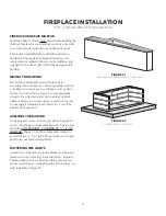 Preview for 21 page of FireRock FIREROCK LINEAR Installation, Specification And Operation Manual