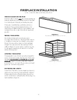 Preview for 15 page of FireRock FIREROCK RUMFORD Installation, Specification And Operation Manual