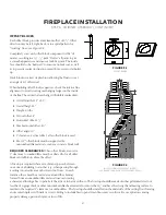 Preview for 21 page of FireRock FIREROCK RUMFORD Installation, Specification And Operation Manual