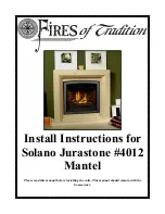 Fires of Tradition Solano Jurastone 4012 Install Instructions Manual предпросмотр