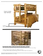 Preview for 2 page of Fireside Lodge Cedar Bunk Bed Safety Instruction