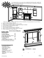 Preview for 2 page of Fireside mantels & surrounds Kenwood Flush Assembly Installation Manual