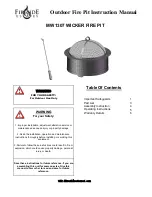 Предварительный просмотр 1 страницы Fireside MW1307 Instruction Manual