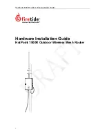 Предварительный просмотр 1 страницы Firetide HotPoint 1500R Hardware Installation Manual