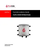 Firetide HotPort 5020-M Mesh Node Installation Manual предпросмотр