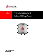 Предварительный просмотр 1 страницы Firetide HotPort 5020 Installation Manual