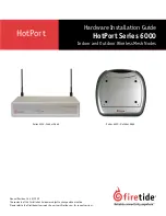 Предварительный просмотр 1 страницы Firetide HotPort 6101 Hardware Installation Manual