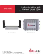 Предварительный просмотр 1 страницы Firetide HotPort 7010 Hardware Installation Manual