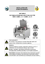 Firex BETTERPAN UDBRG A V1 Series Installation And Operation Manual preview