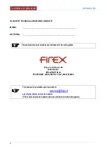 Preview for 2 page of Firex BETTERPAN UDBRG A V1 Series Installation And Operation Manual